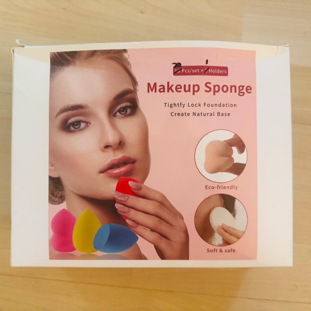 Eco-Friendly Makeup 20 sponges + 1 holder set